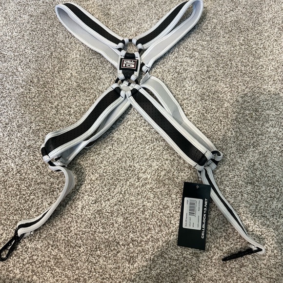 Cellblock13 Black and White Bc Men's Harness - Picture 4 of 4